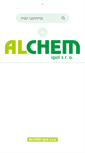 Mobile Screenshot of alchem.sk