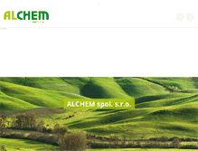 Tablet Screenshot of alchem.sk