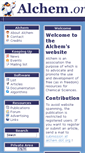 Mobile Screenshot of alchem.org