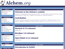 Tablet Screenshot of alchem.org